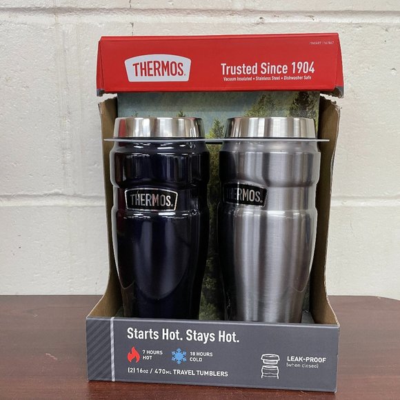 Thermos Kitchen Thermos Stainless Steel King Travel Tumbler 2pack